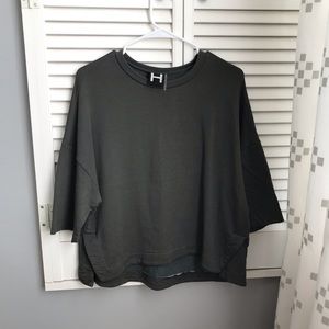 Nordstrom Rack H by Bordeaux Crop Sweatshirt - M